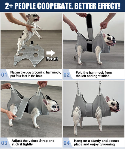 Kkiimatt Dog Grooming Hammock Harness, M Size Grooming Sling Restraint