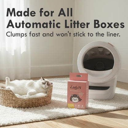 Lady N Granular Tofu Cat Litter Mini-Pellet Compatible with Box