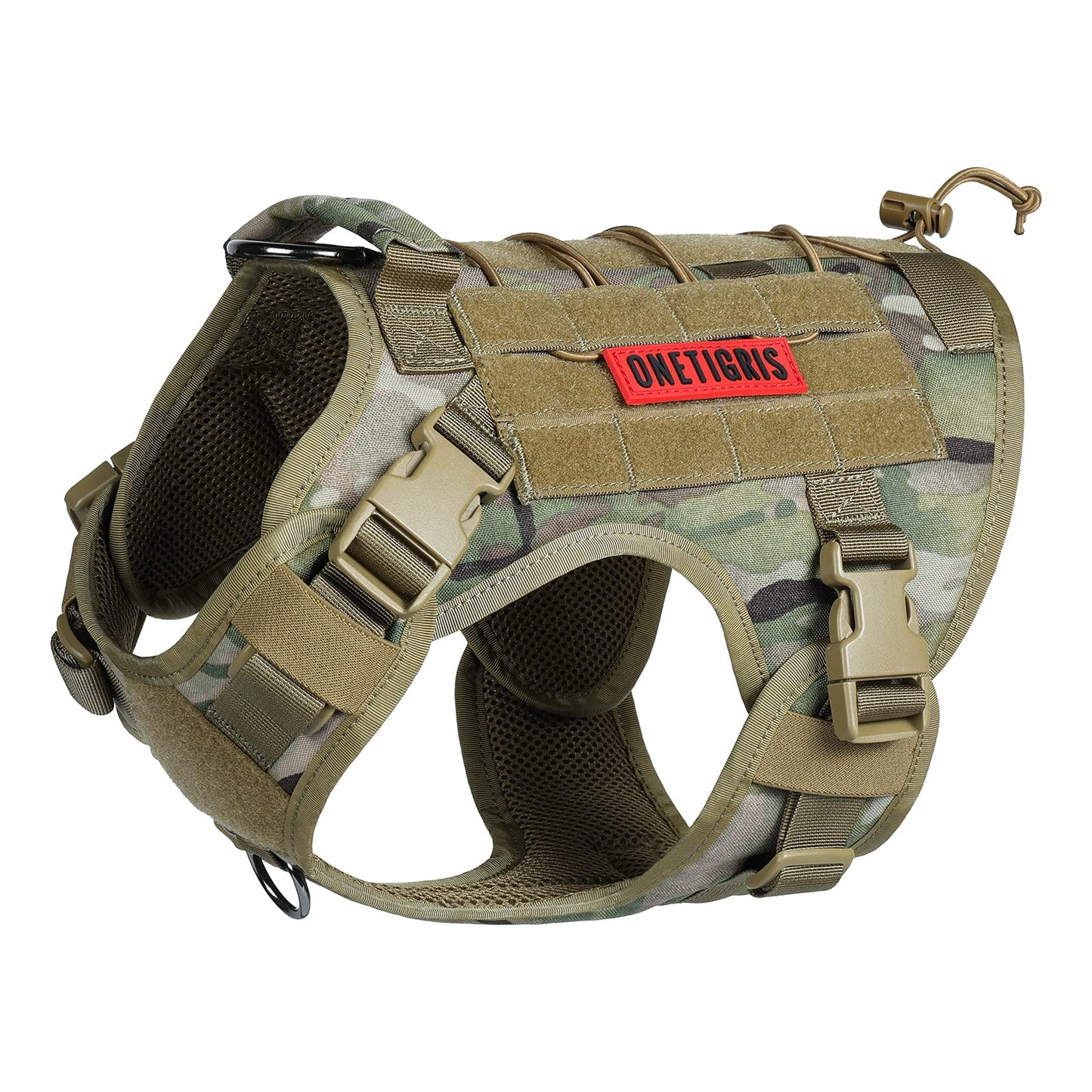 Tactical Dog Harness Vest with Handle, Military Dog Harness