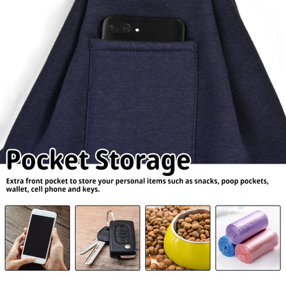 CUBY Dog and Cat Sling Carrier Hands Free Reversible Pet Papoose Bag