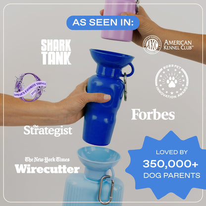 Springer Dog Water Bottle, Portable Travel Drinking Feeder Dispenser