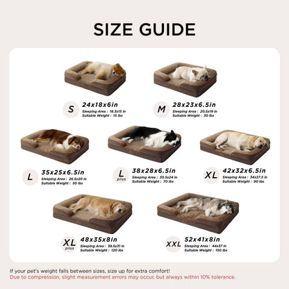 Bedsure Orthopedic Dog Bed for Extra Large Dogs XL Washable Dog Sofa