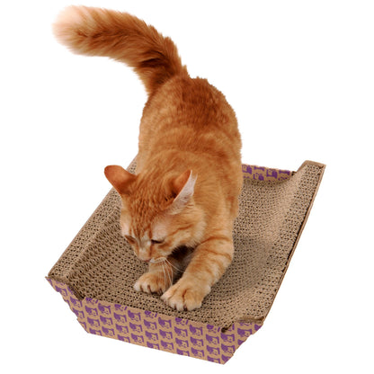 SmartyKat Super Scratcher Chaise Corrugated Cat Scratcher, Scratcher
