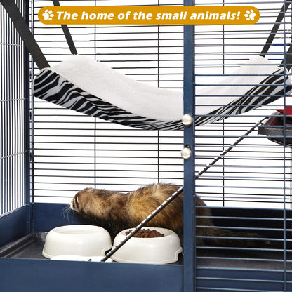 Jetec 2 Pack Cat Hammock for Cage, Catio Accessories Reversible Bed