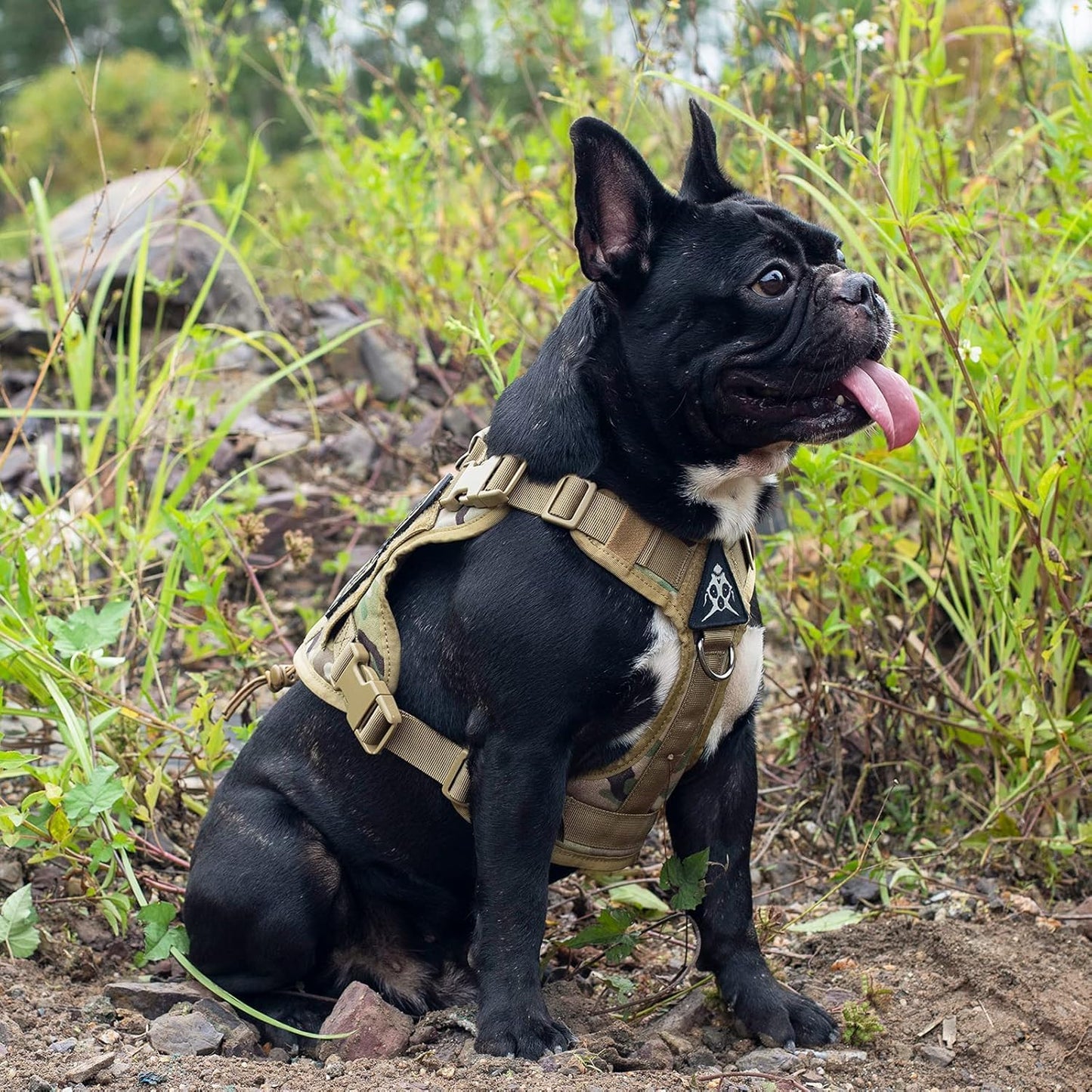Tactical Dog Harness Vest with Handle, Military Dog Harness