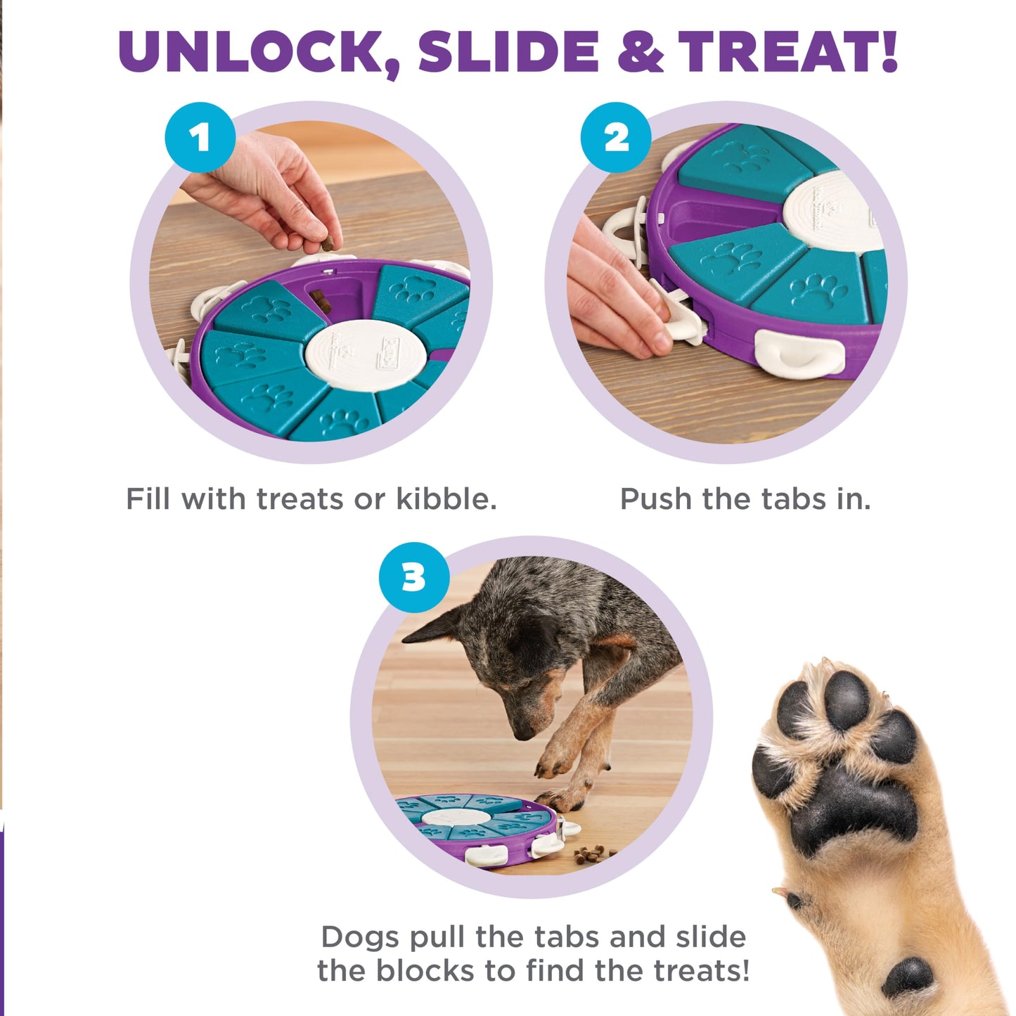 Outward Hound by Nina Ottosson Dog Twister Interactive Treat Puzzle
