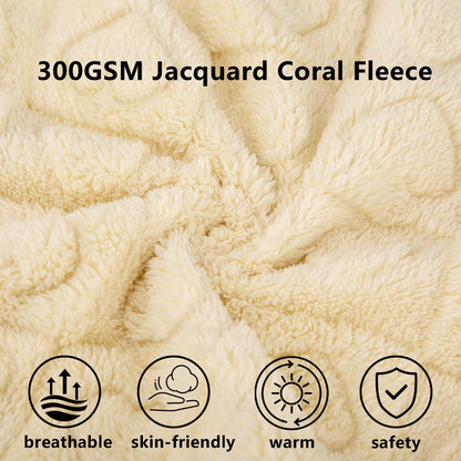 gogobunny Pet Blanket for Dogs Cats, 300GSM Ultra Soft Fleece Crate