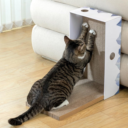 Conlun Cat Scratcher Box with Heavy-Duty Double-Sided Cardboard Pad
