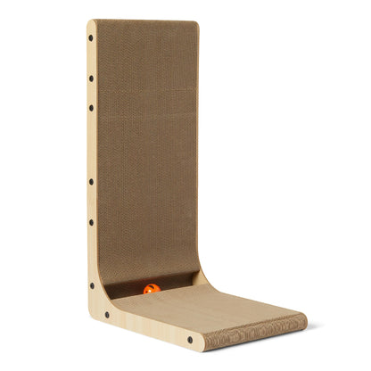 Amazon Basics Cat Scratch Post L-Shaped Cat Scratching Post Catnip