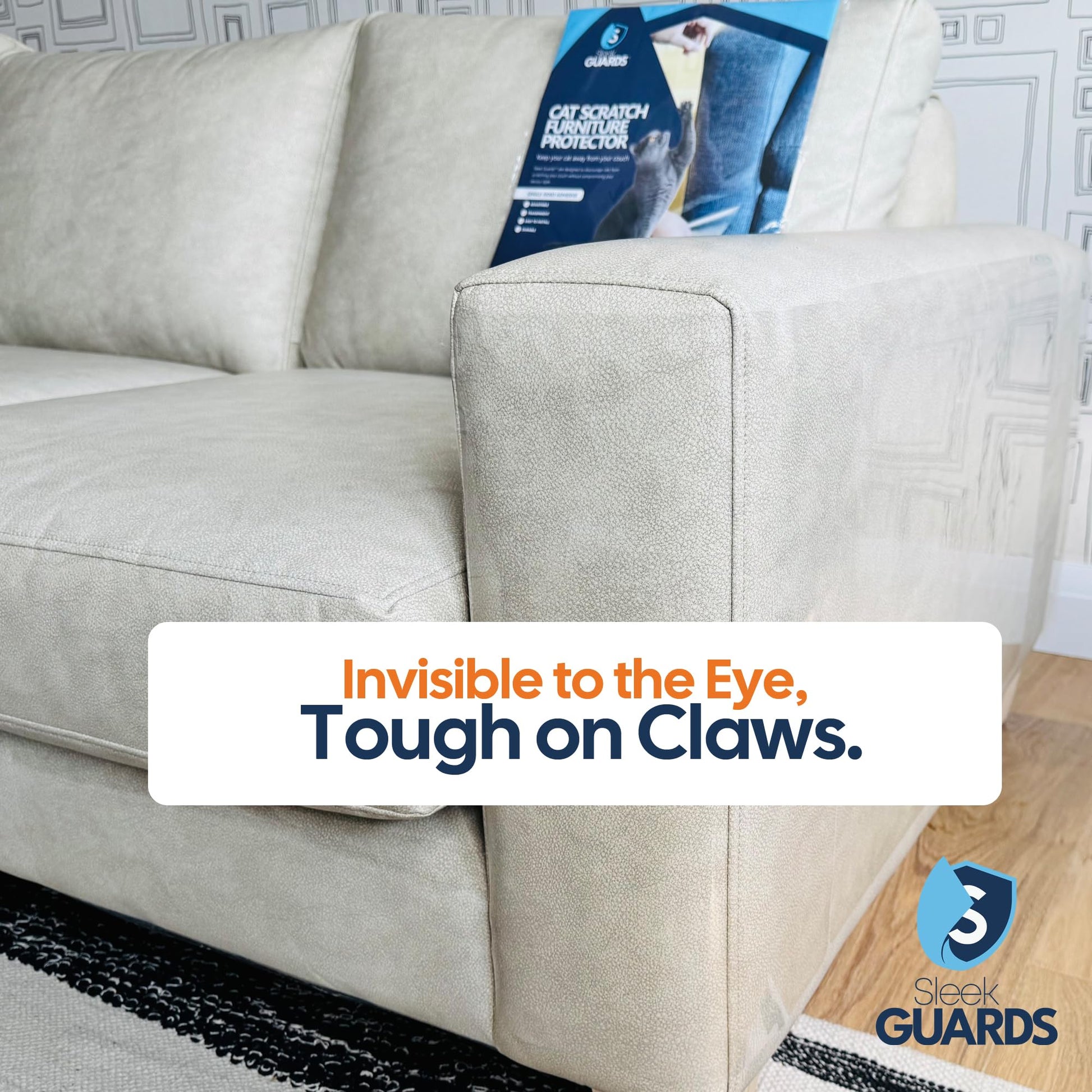 Cat Scratch Furniture Protector, 8-Pack Couch Protector from Furniture