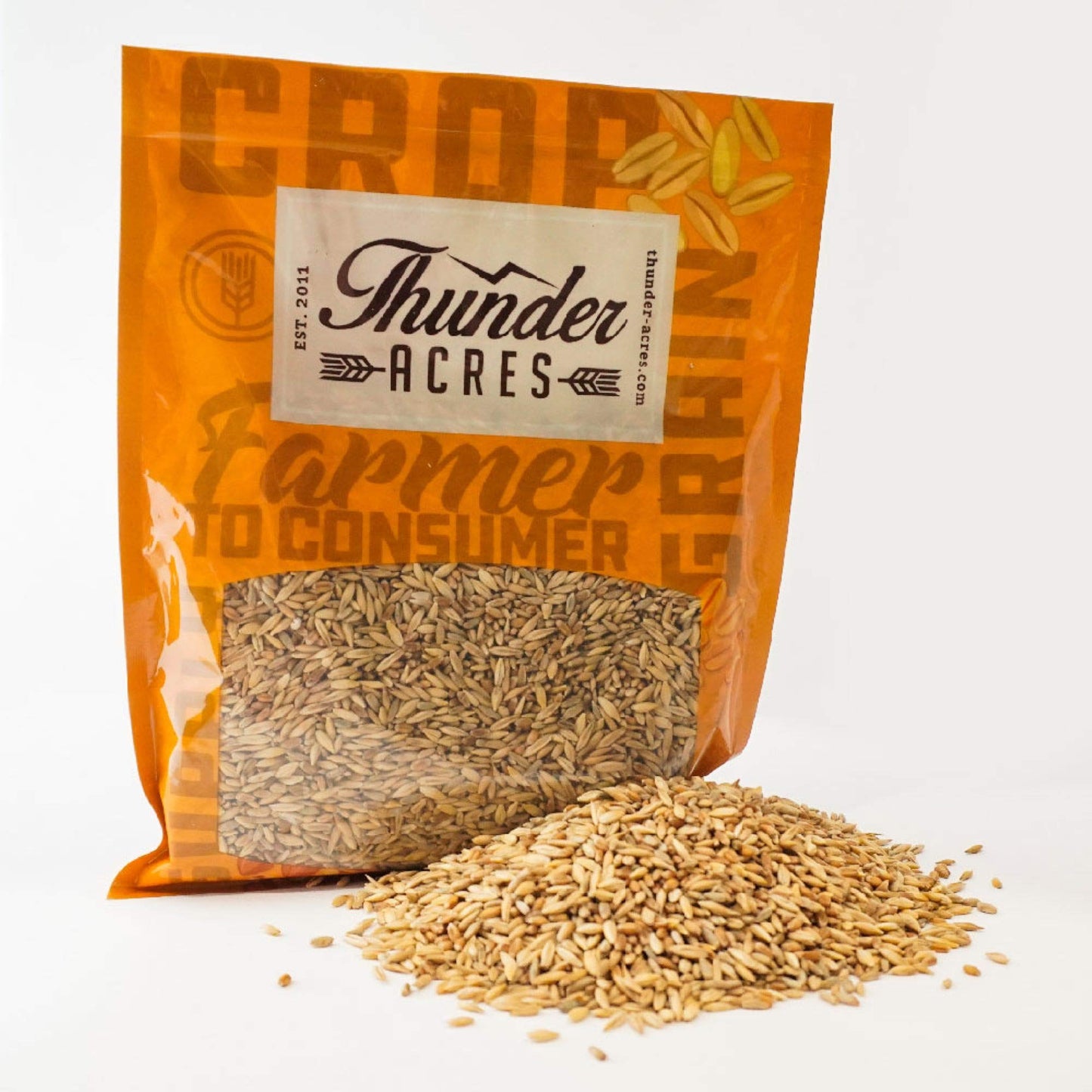 Thunder Acres Cat Grass Blend, Wheat, Barley, Oats, and Rye Mix Toy