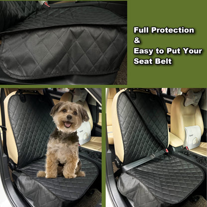 Femuar 2 Packs Car Front Seat Cover for Dogs, Waterproof Pet Car Seat