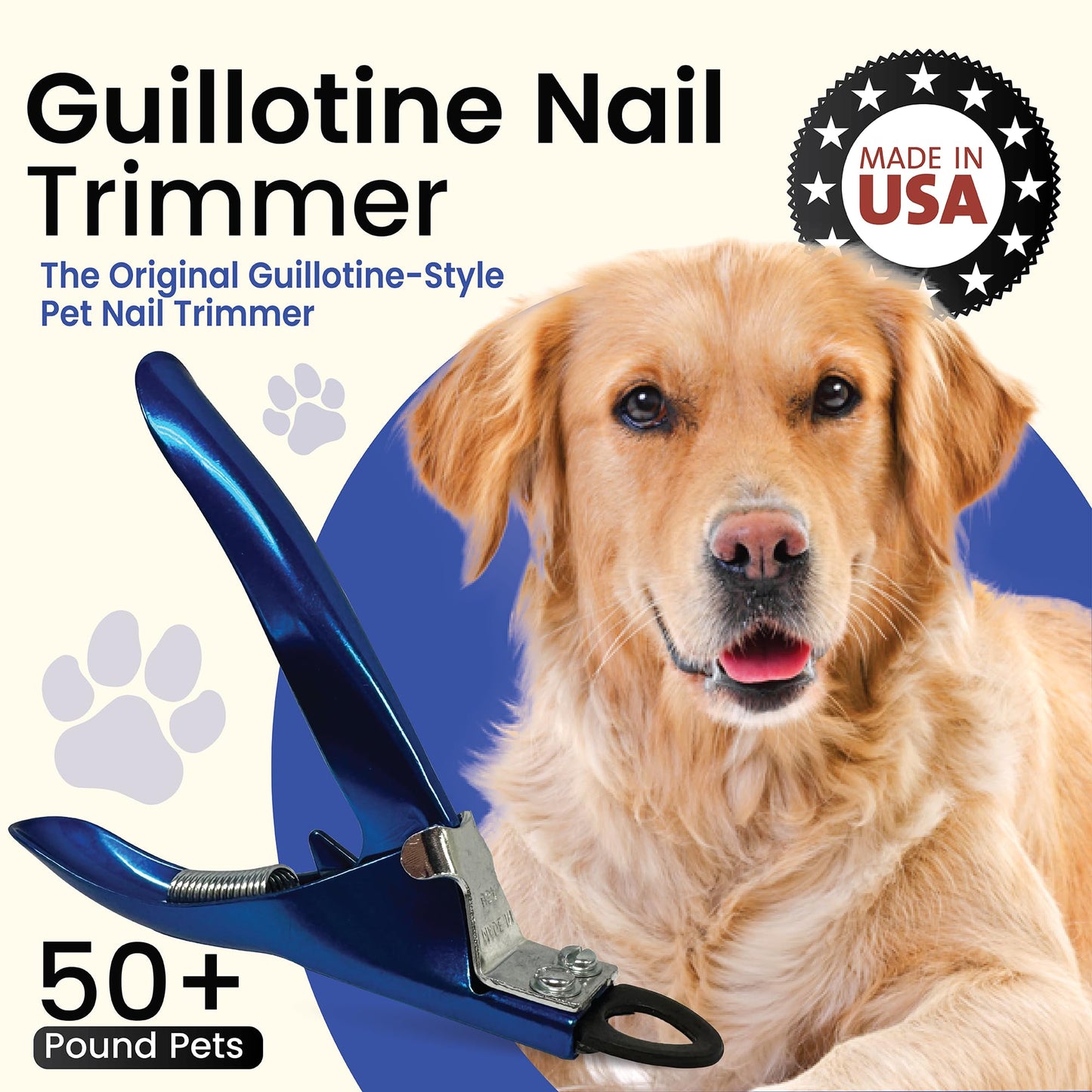 Resco USA-Made Dog Nail Clippers Guillotine Trimmer for Clean Trimmer