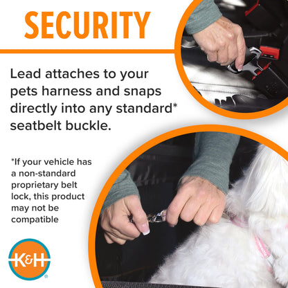 K&H Pet Products Buckle N Go Dog Car Seat for Small Dogs, Seat