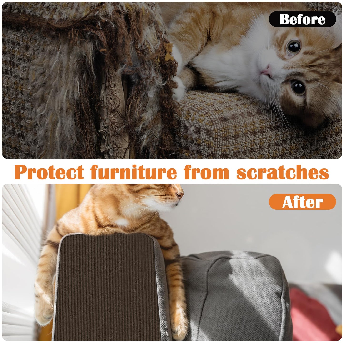Inchoco Cat Sofa Scratch Furniture Protector 100" x 15.8" Furniture
