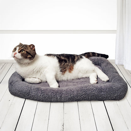 Enjoying Cat Mat Bed 16" x 22" Pet Bed with Pillow Around