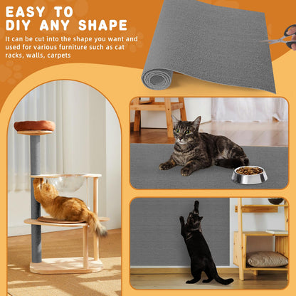 ACEDIGI 4pack Cat Scratch Couch Furniture and Wall Protector, Tower