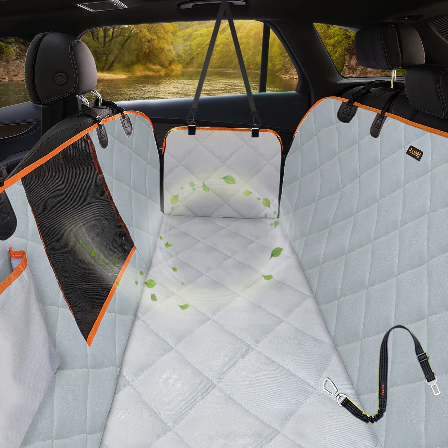 iBuddy Dog Seat Cover for Tesla Model 3 Waterproof Car Seat Seat