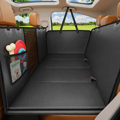 URPOWER Hard Bottom Dog Car Seat Cover for Pets Waterproof Seat Cover
