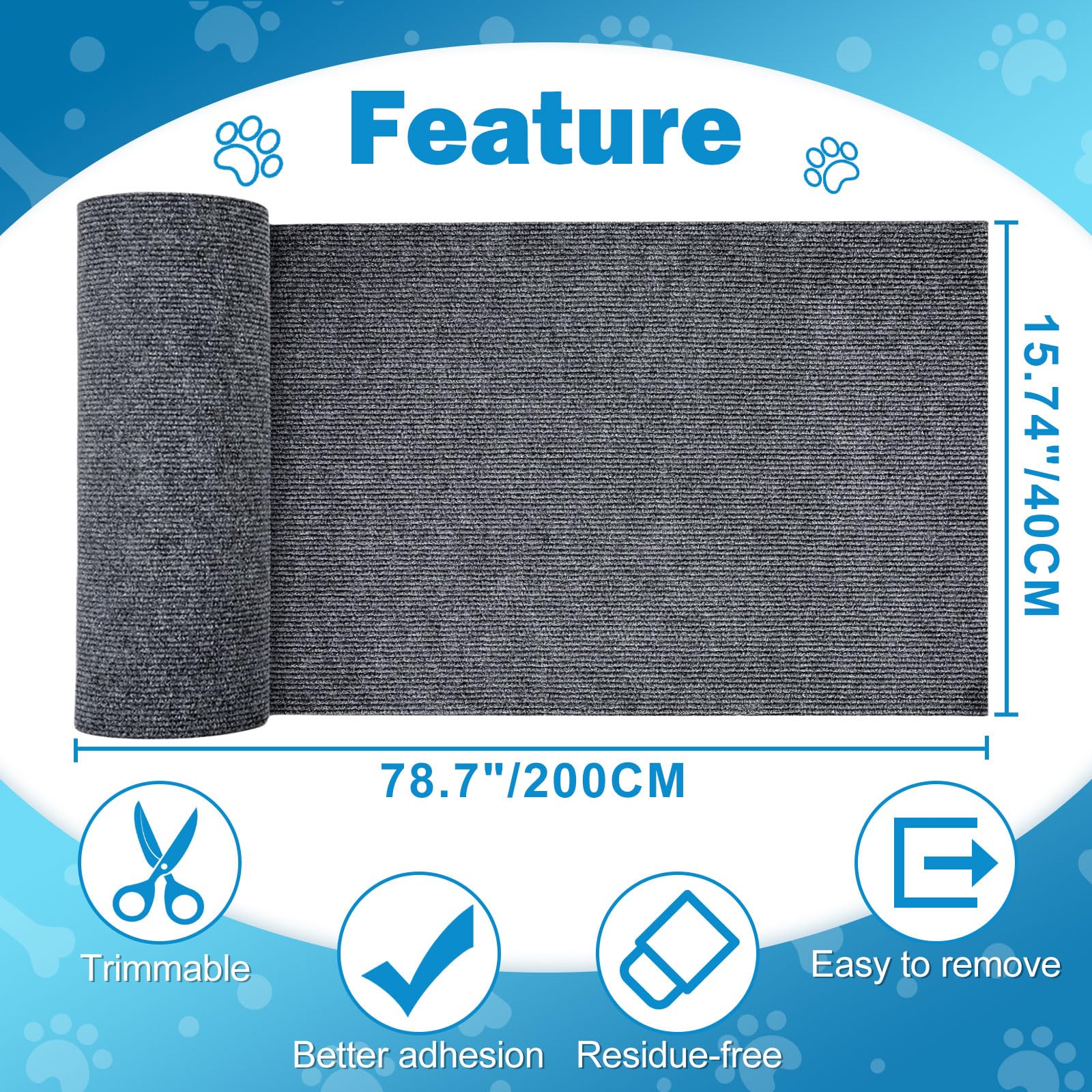 ​ENONCI Anti Scratch Pads for Cats, Furniture Protector for Couch Pads