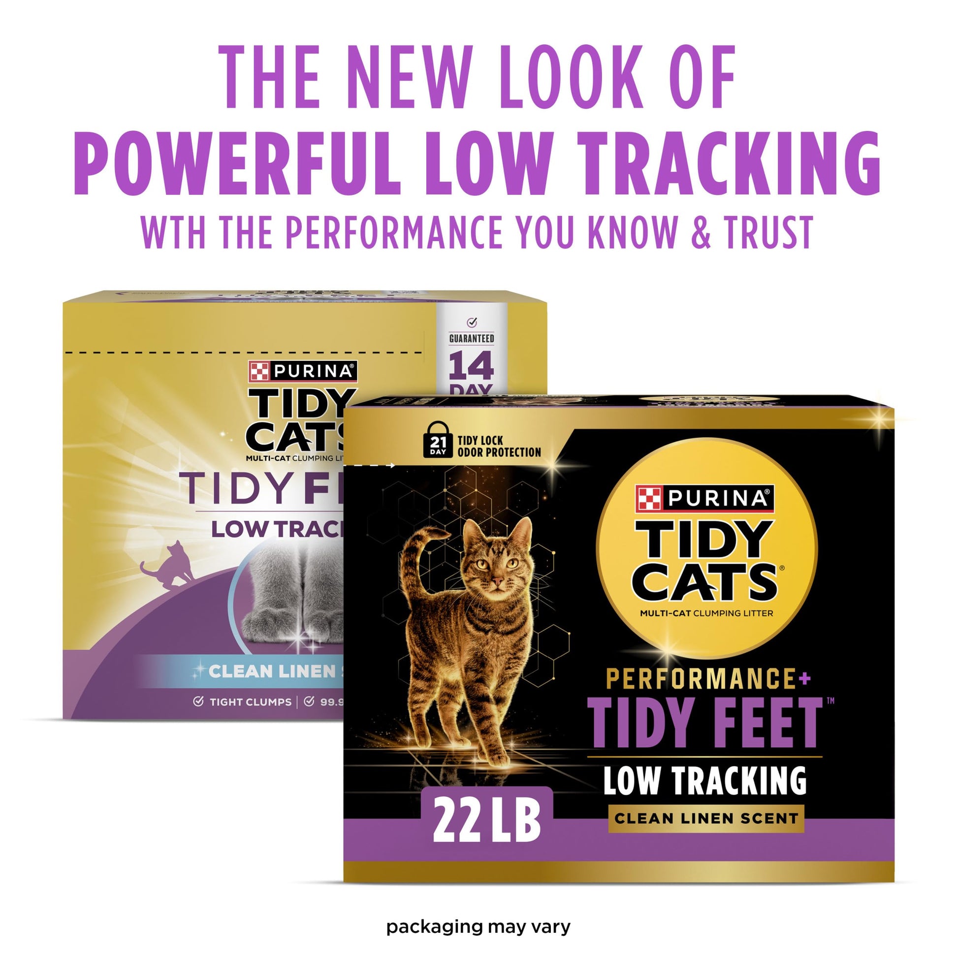 Purina Tidy Cats Performance Plus Tidy Feet Scented Low Tracking Box