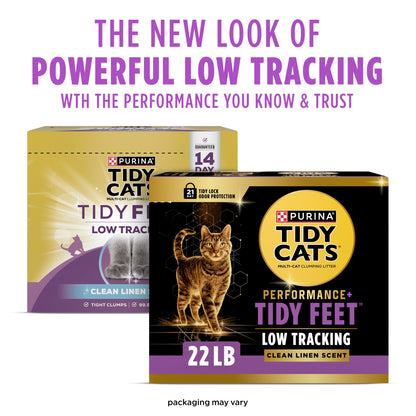 Purina Tidy Cats Performance Plus Tidy Feet Scented Low Tracking Box