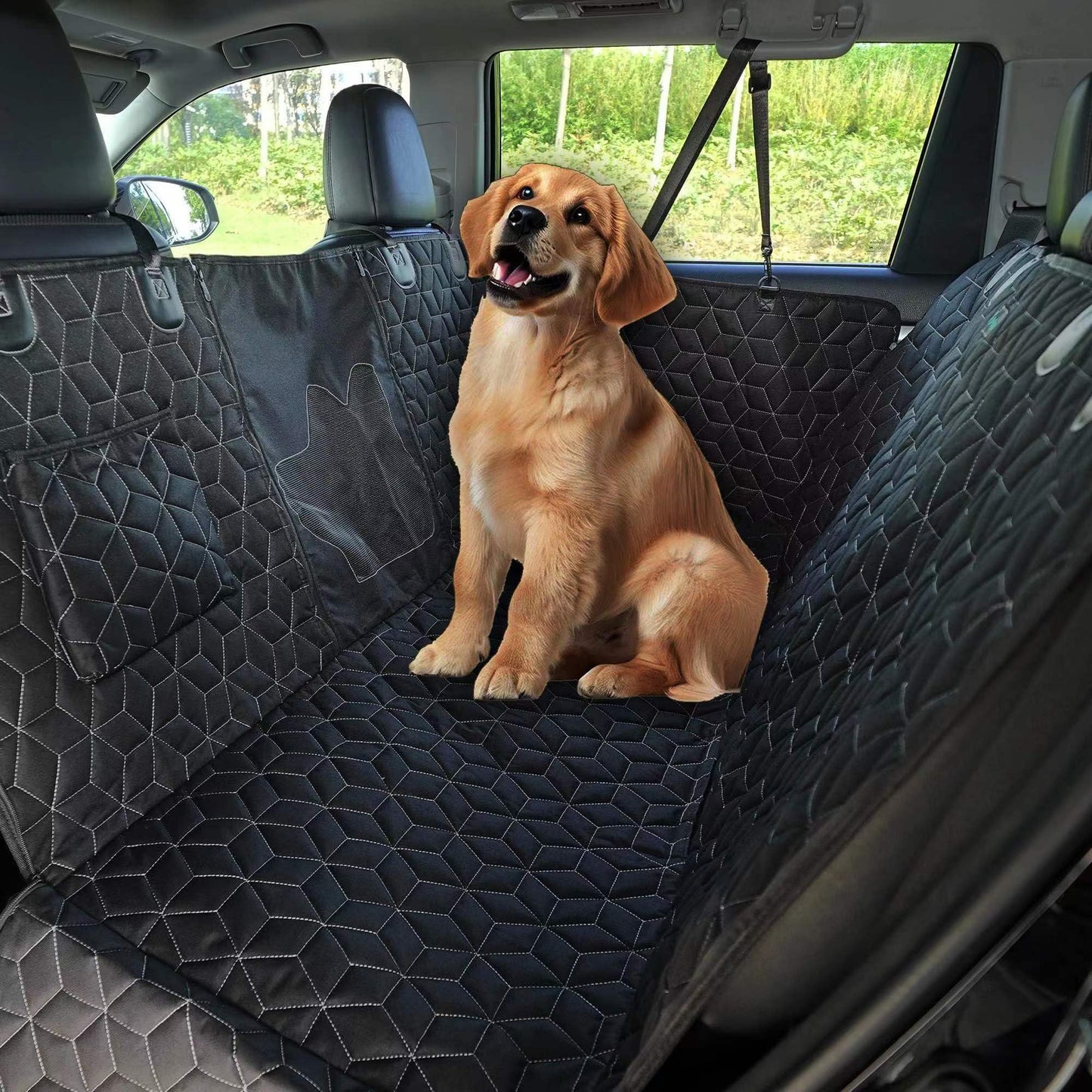 Dog Seat Covers for SUV Back Seat,100% Waterproof Dog Hammock for Seat