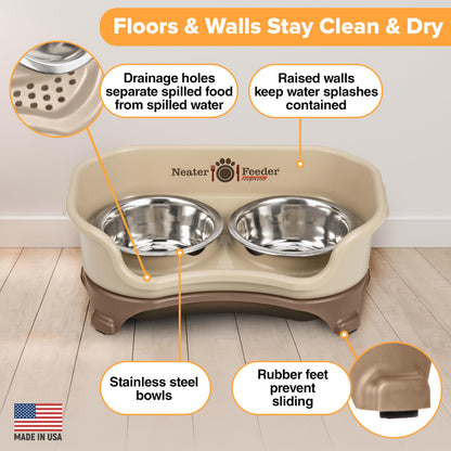Neater Feeder Express Mess Proof Dog Bowls Elevated for Small Bowl