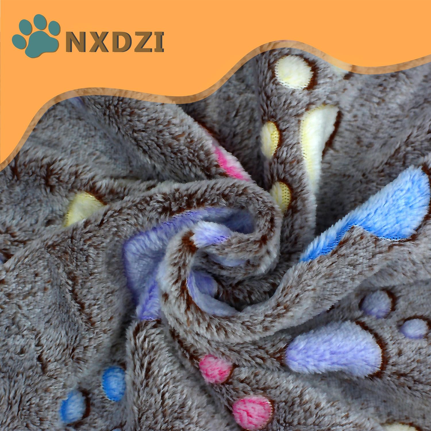 Dog Blankets for Small Dogs and Puppies, 3 Pack Washable Pet Crate