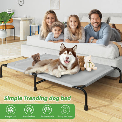 Simple Trending Raised Dog Bed for Extra Large Dogs, Waterproof Bed