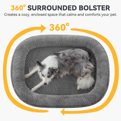 JOEJOY Orthopedic Dog Beds Large Sized Dog, XL Egg-Crate Memory Bed