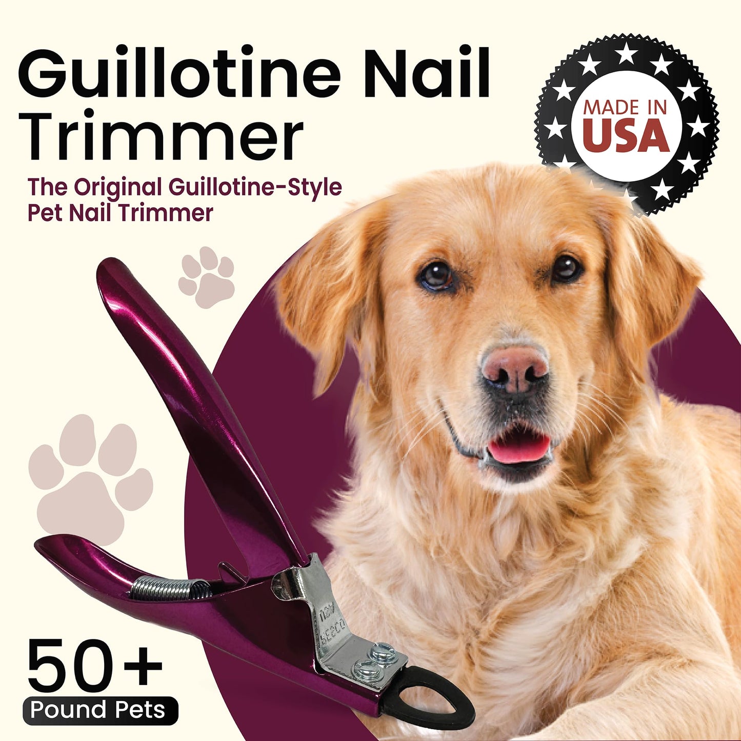 Resco Dog Nail Clippers USA-Made Guillotine Trimmer, Candy Trimmer