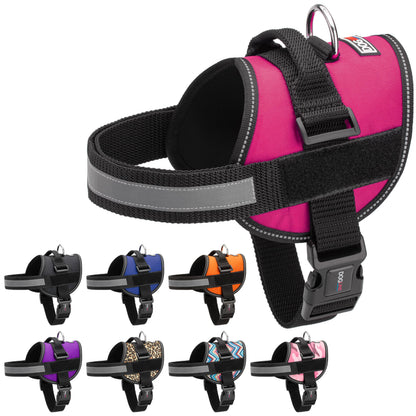Dogline Reflective No-Pull Adjustable Vest with Handle for Harness