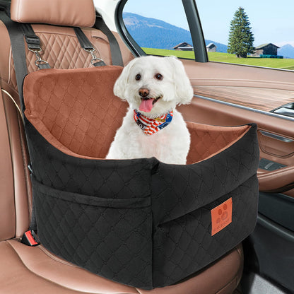 GL GLENSLAVE Dog Car Seat for Small/Medium Dogs, Dog Booster Car Seat