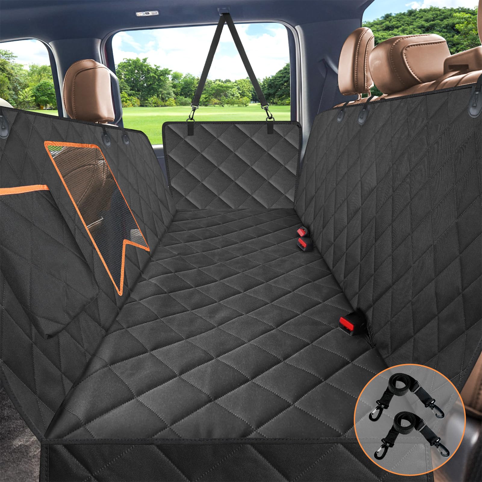 Kytely Dog Car Seat Cover XL, Heavy Duty Dog Seat Cover for Back Seat