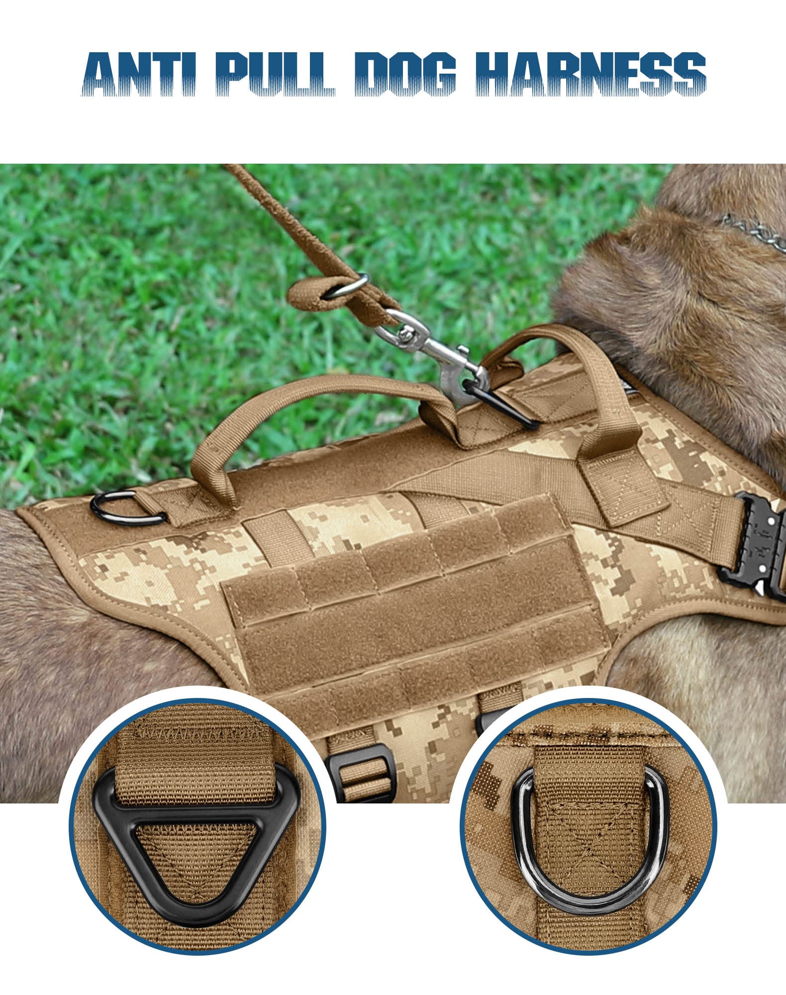 Tactical Dog Harness PETNANNY Dog Harness Service Dog Vest