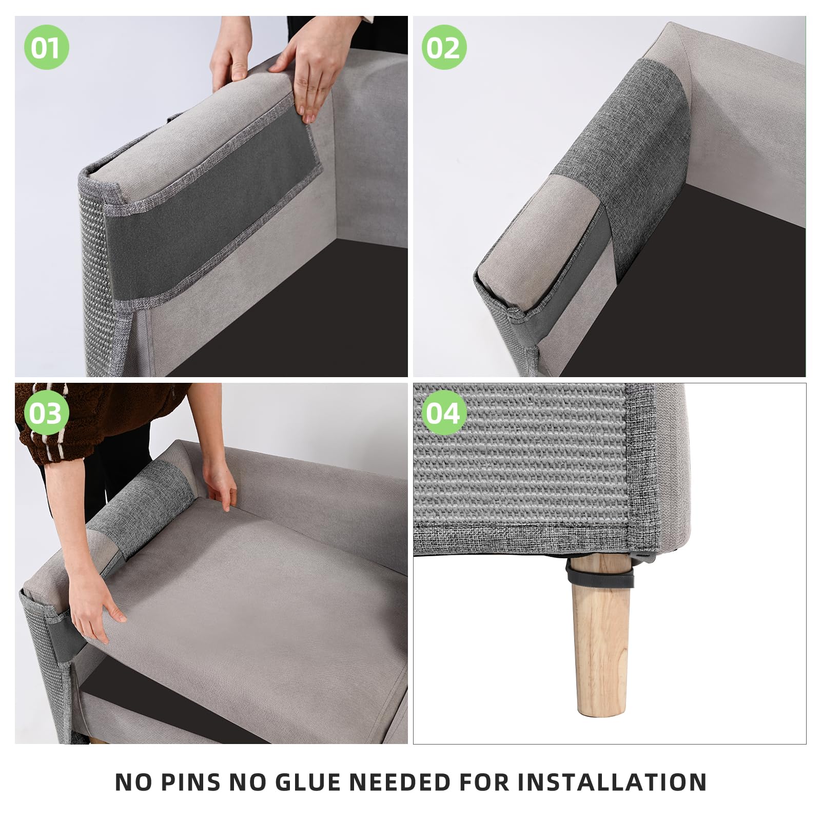 Cat Scratch Couch Protector,23.6" L*19.6" W Scratching Furniture