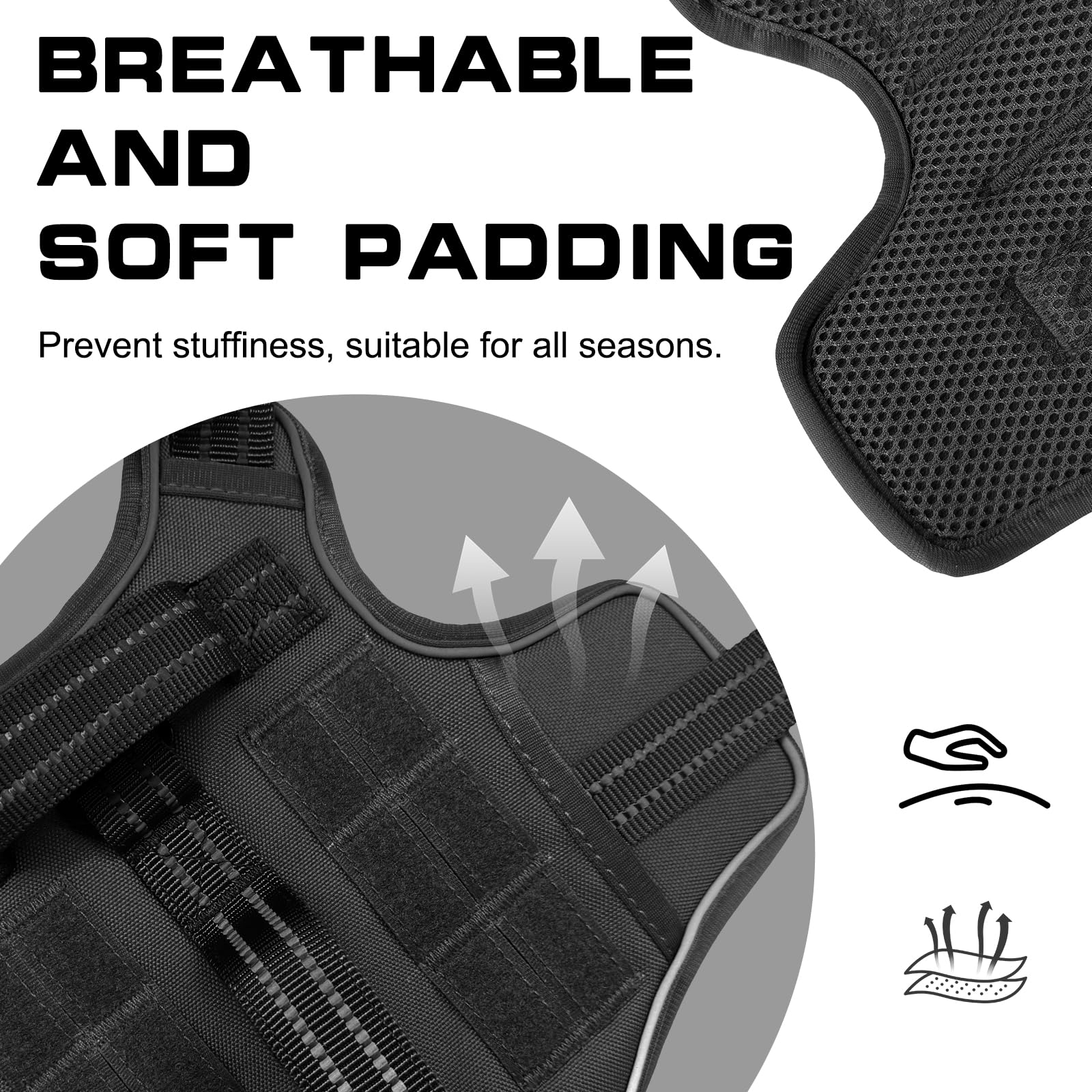 Small Dog Harness, Heavy Duty Tactical No Pull Dog Harness, No Harness
