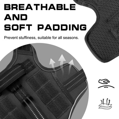 Small Dog Harness, Heavy Duty Tactical No Pull Dog Harness, No Harness