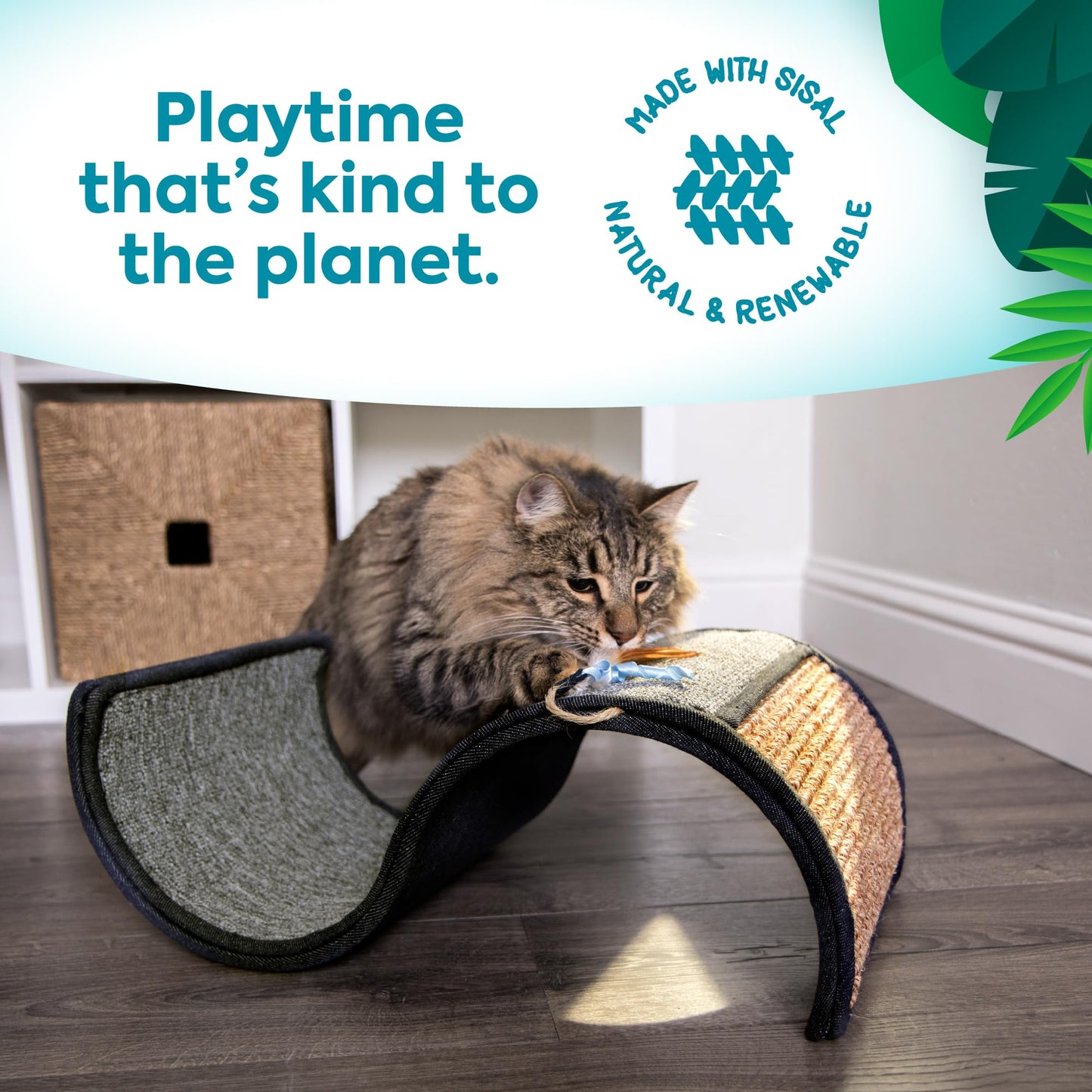 Petlinks Dream Curl Carpet Cat Scratcher, Dual-Surface Cat Scratchers