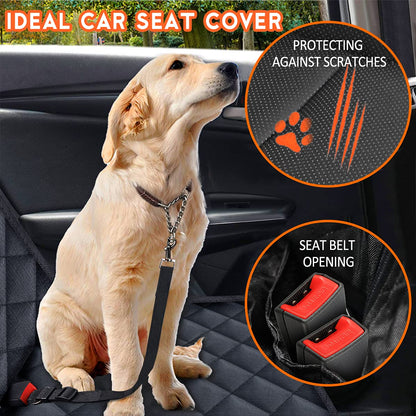 Yuntec Dog Car Seat Cover, Back Seat Cover for Dogs Pet Car Seat