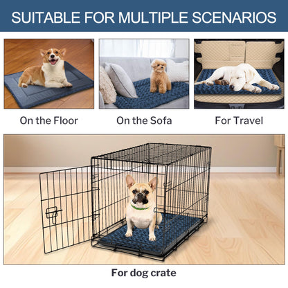 WITTOP Washable Dog Bed Plush Orthopedic Outdoor Crate Mat