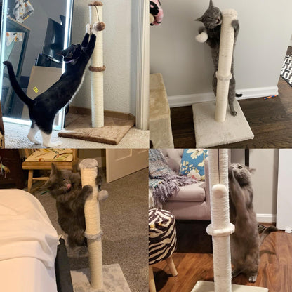 Dimaka 29" Height Tall Cat Scratching Post, Claw Scratcher Scratcher