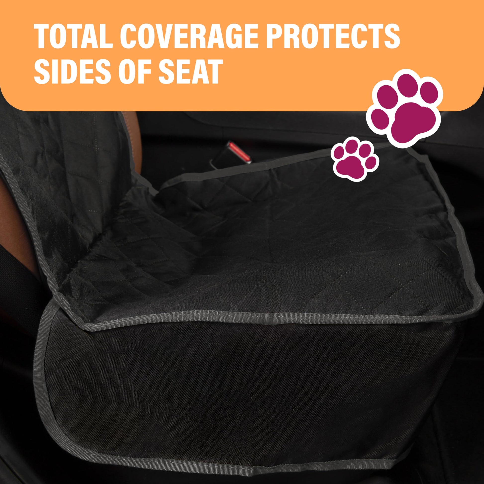 Active Pets Dog Car Seat Cover, Waterproof Front Seat Protector Seat