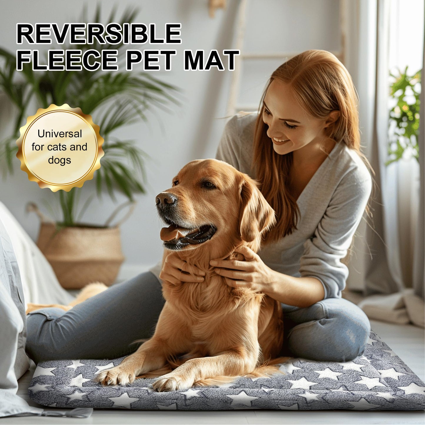 pobopobo Dog Bed Mat, Reversible Crate Pads for Crate
