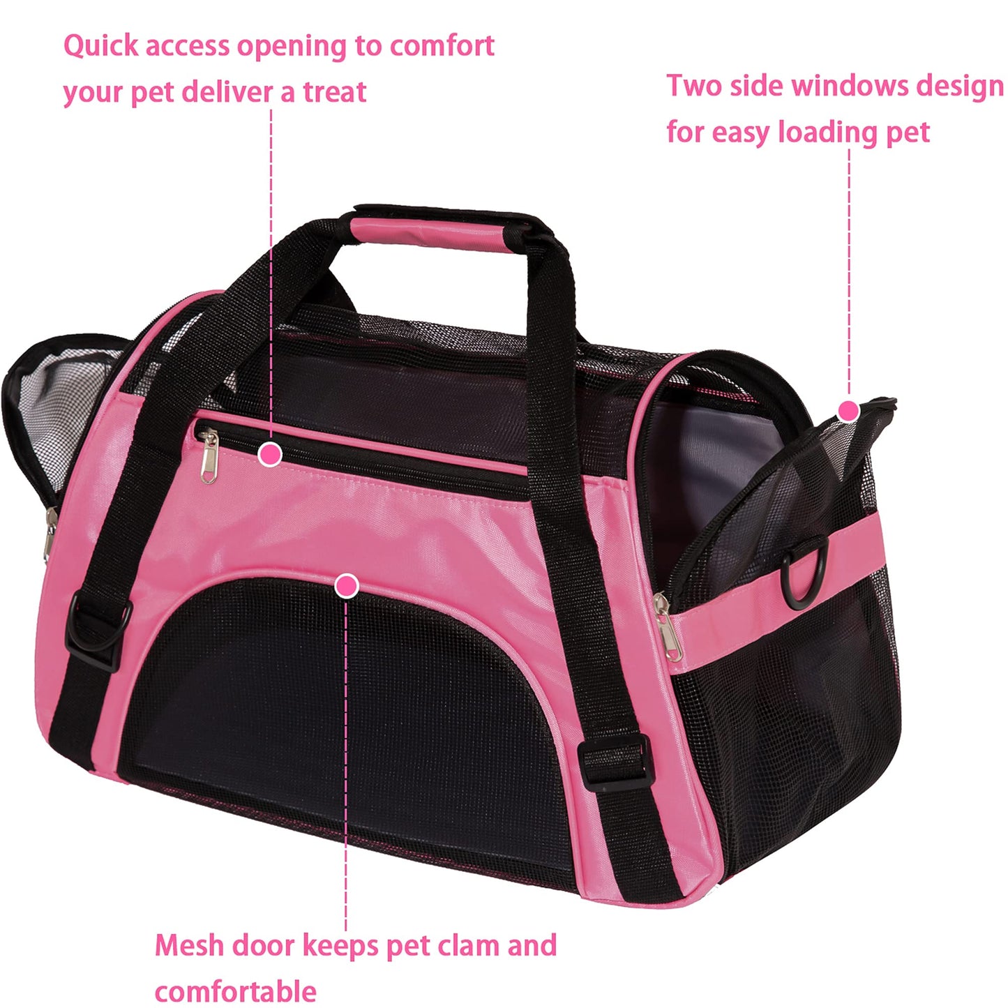 MuchL Pet Carrier Soft-Sided Carriers for Cat Carriers Dog Carrier