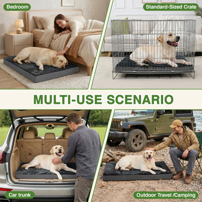 Waterproof XXL Dog Beds Large Sized Dogs, Outdoor Washable Crate Bed