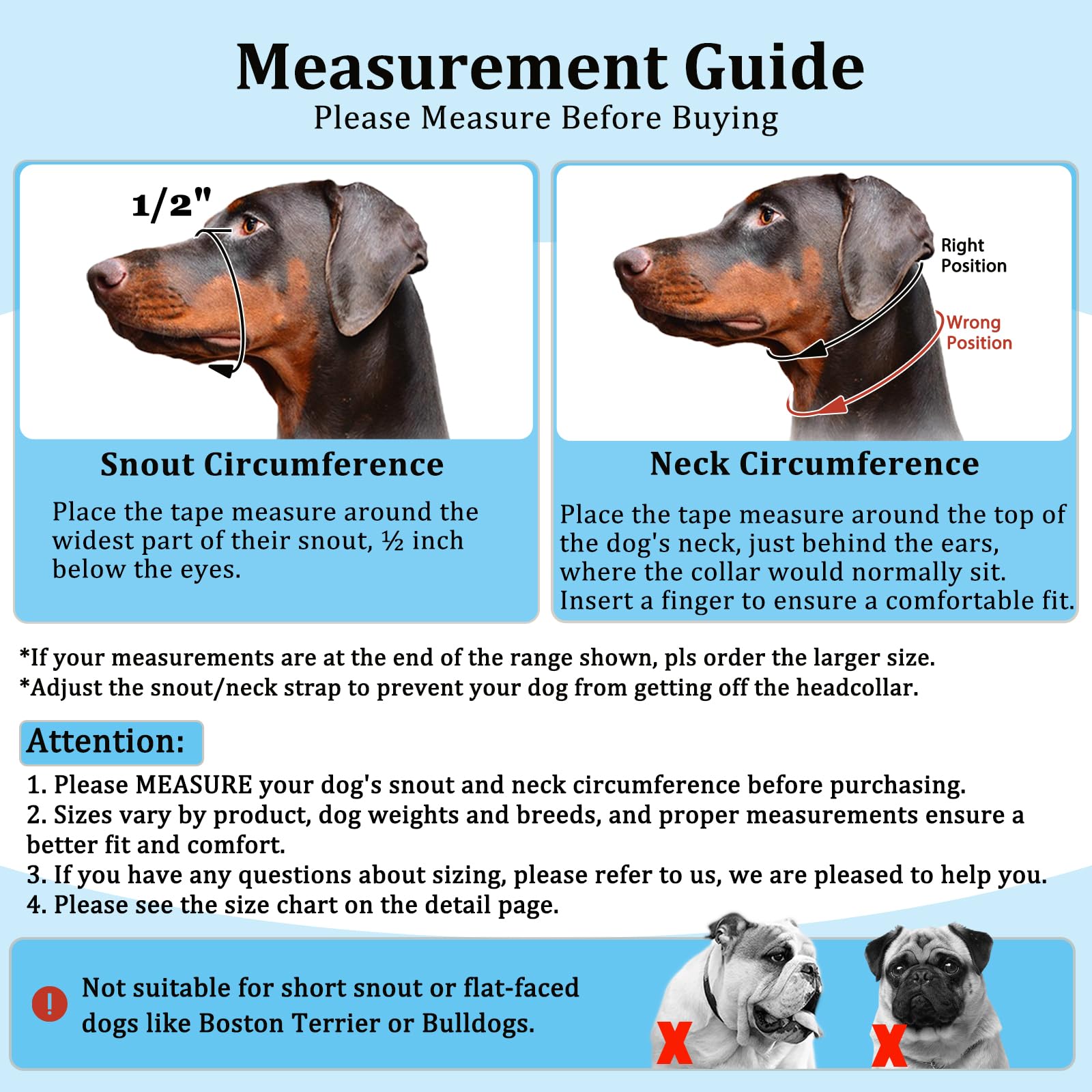 BARKLESS Dog Head Collar, No Pull Head Halter with Soft Padding Collar