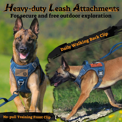 rabbitgoo Dog Harness Medium Sized No Pull, Tactical Service Pet Vest