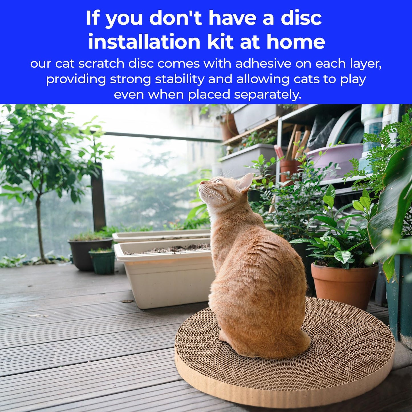 Round cat Scratcher Refill, Diameter, 7/ Thickness Scratcher